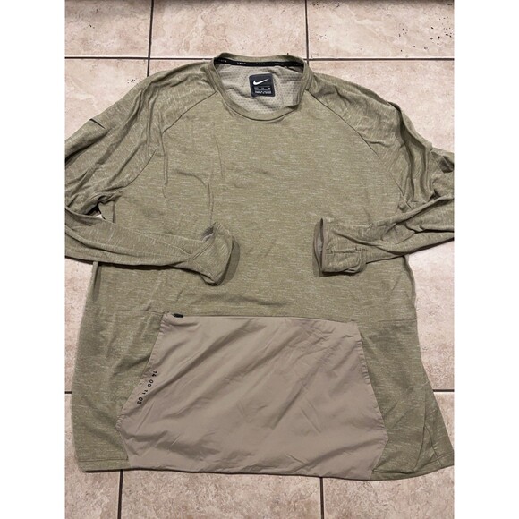 Nike Shirt Mens XXL Therma-Sphere Tech Running Tech Therma Perfomance AR1709-247 - Picture 1 of 7